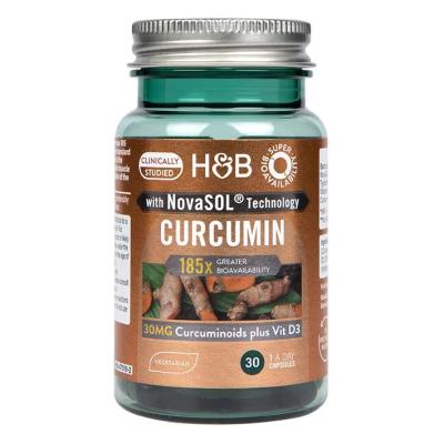 Holland & Barrett Novasol Bio-available Curcumin & Vit D 30 Capsules